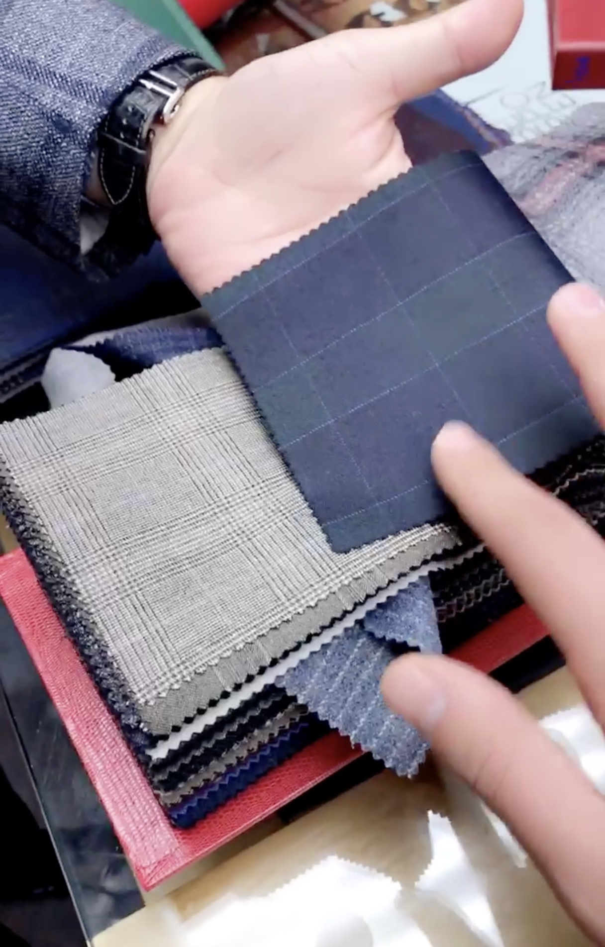 The custom suit fitting, Antonacci Suiting