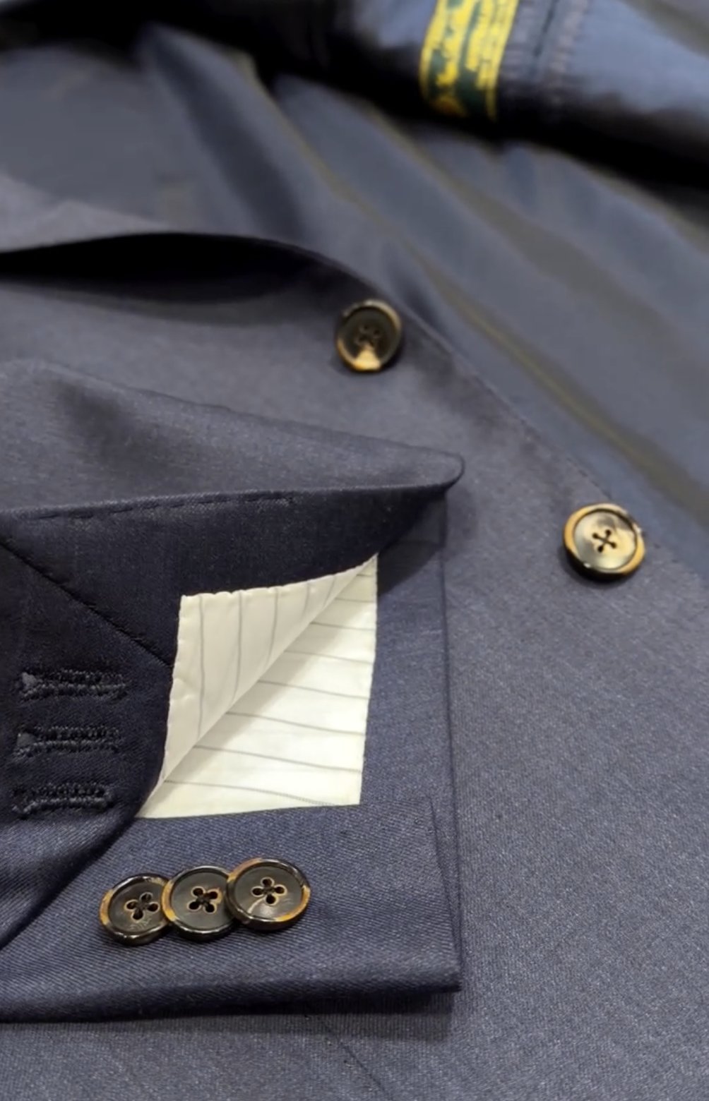 Sleeve and button work
