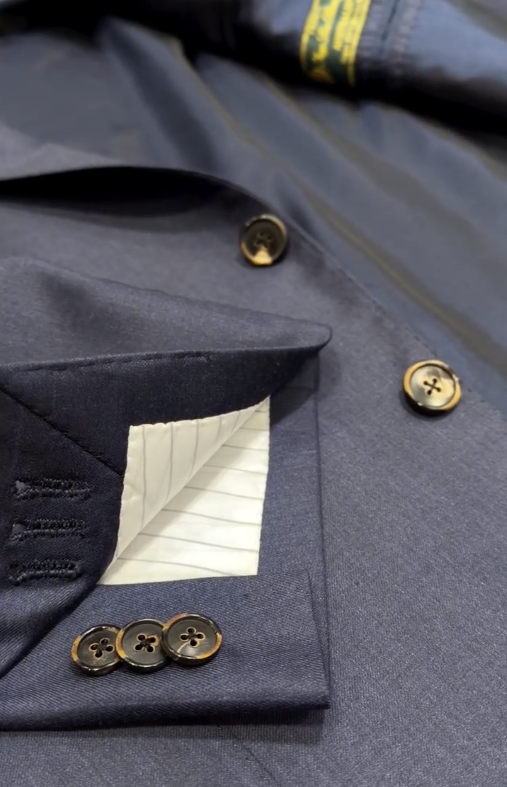 Sleeve and button work